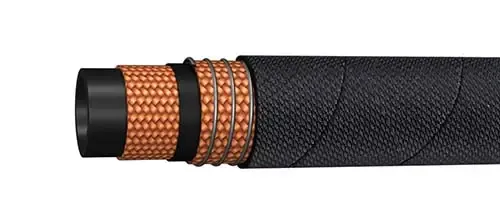 PH185 - HYDRAULIC OIL S & D HOSE HIGH TEMPERATURE MSHA