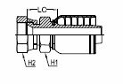 JIS TYPE F FEMALE SWIVEL